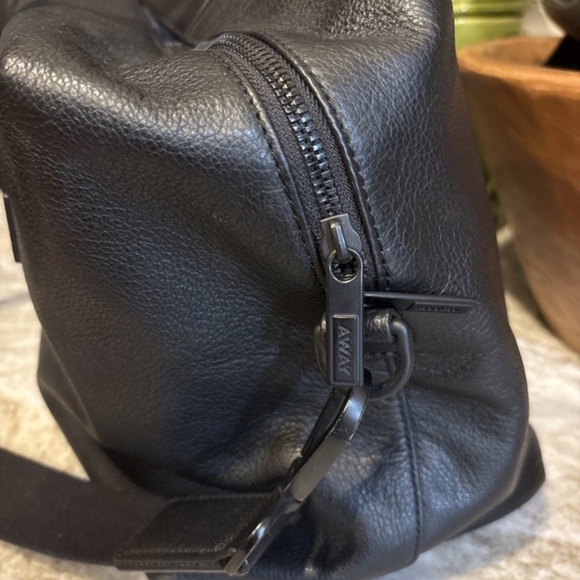 AWAY Everywhere (Original) Black Leather Travel Tote Duffel (Discontinued Model) - Picture 8 of 11